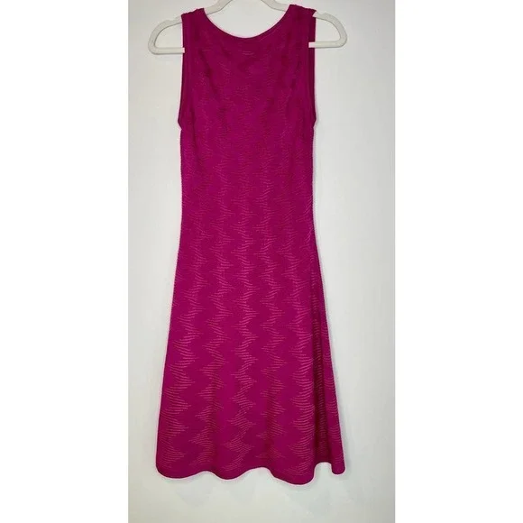 Missoni vintage v neck sleeveless mini pink dress sz. 42/6 - Picture 7 of 10